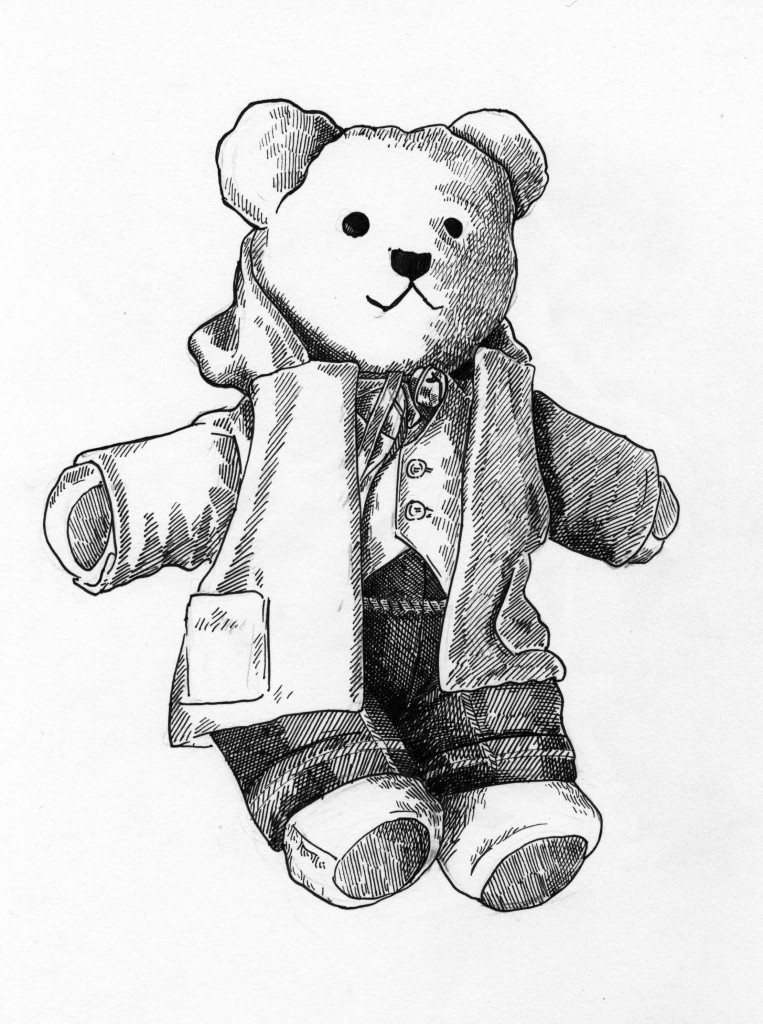 drawing of a teddy bear Lily Mae Martin